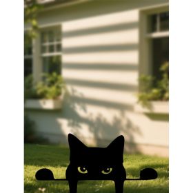 Pawsitively Purrfect Whimsical Metal Cat Garden Decor (Option: Gardening decoration)